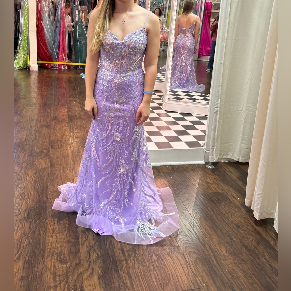Sherri Hill Purple Prom Dress size 6